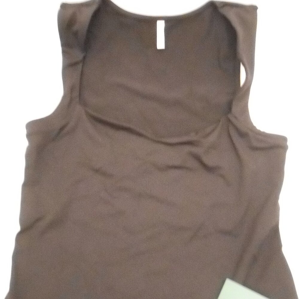 Halara NWT Women's Sweetheart Neck Slim Casual Tank Top, Black, Athletic